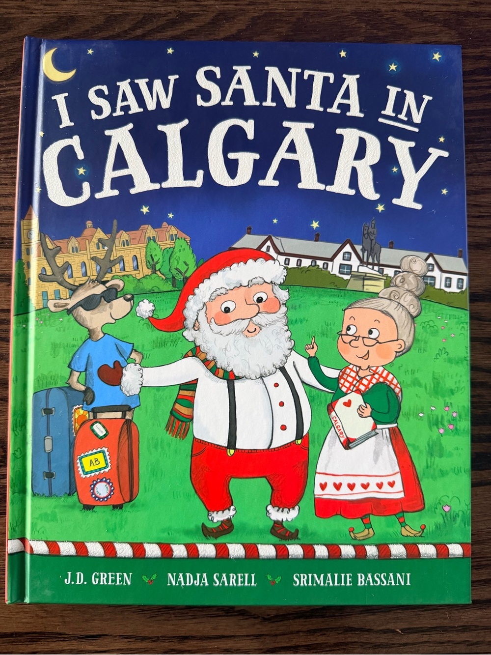 I Saw Santa in Calgary - Children's Holiday Picture Book -